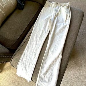 AF Curve Love fabric/leather jeans